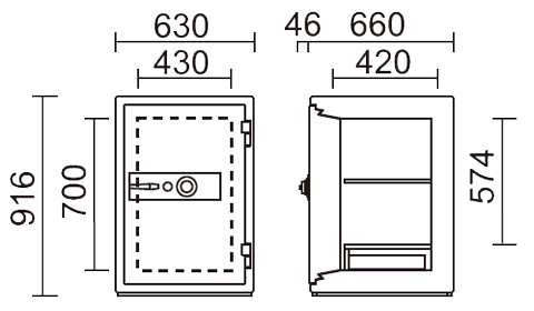 KCJ507-2D 寸法図 詳細