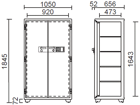 SC-355E 寸法図 詳細