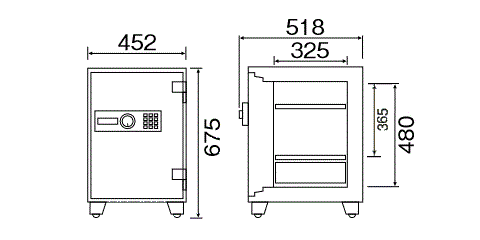 SP68-DX 寸法図 詳細