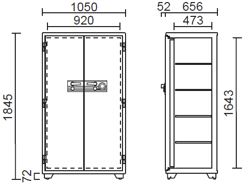 SR305-5 寸法図 詳細